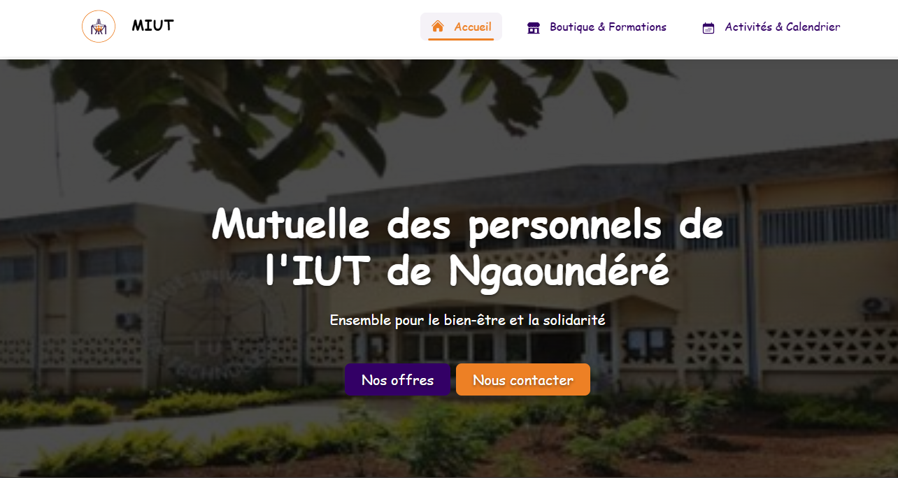 Mutuelle IUT Vitrine